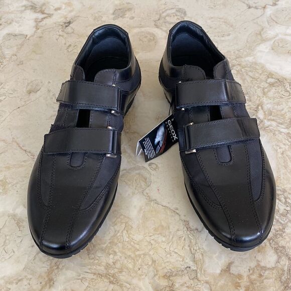 NWT GEOX Respira  Symbol Man Leather Sneaker Shoes - Picture 3 of 11